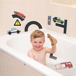 Zabawka wodna dla dzieci naklejki do kąpieli piankowe autka