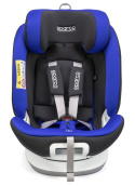 SK3000i SPARCO i-Size 40-150cm 0-12 lat IsoFix obrotowy 360 fotelik samochodowy - Szary