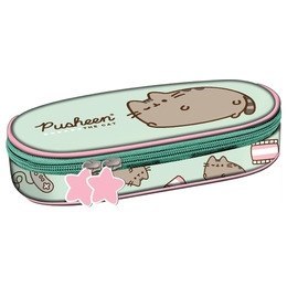 Piórnik Saszetka Sztywna Kot Cat Pusheen Mint