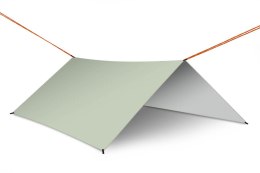 Plandeka tarp płachta biwakowa namiot na hamak osłona przeciwdeszczowa 300cm szary