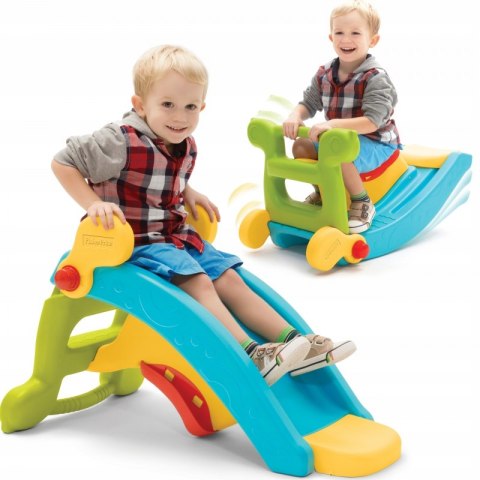 Fisher Price Zjeżdżalnia i Bujak 2w1 Slide to Rocker