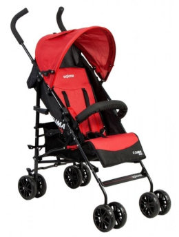 Explorer ZUMA Kids wózek spacerowy typu parasolka 7kg - Czerwono-czarny