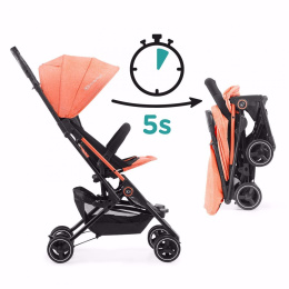 Kinderkraft Wózek Spacerowy MINI DOT 5,6 kg - Coral