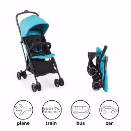 Kinderkraft Wózek Spacerowy MINI DOT 5,6 kg - Turquoise