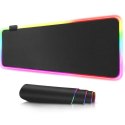 Podkładka pod mysz na biurko RGB 30 x 80 x 0.4 cm