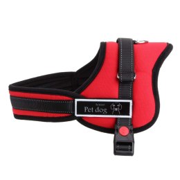 Szelki dla psa mocne M 65-80cm Senior Dog czerwone