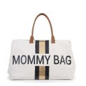 Childhome Torba Mommy Bag Paski Czarno-Złote