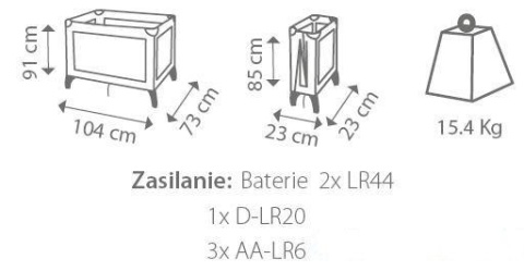 GRACO COUNTOUR PRESTIGE łóżeczko turystyczne