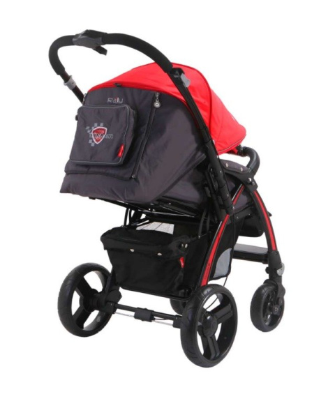 RALLY Quatro wózek spacerowy z przekładaną rączką