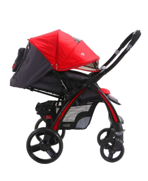 RALLY Quatro wózek spacerowy z przekładaną rączką