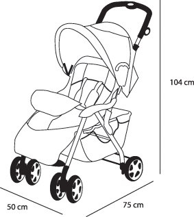 Wózek spacerowy CIAK Primi Sogni