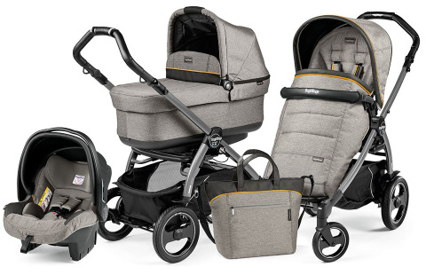 BOOK 51 S POP-UP COMPLETO MODULAR 3w1 Peg Perego - luxe grey