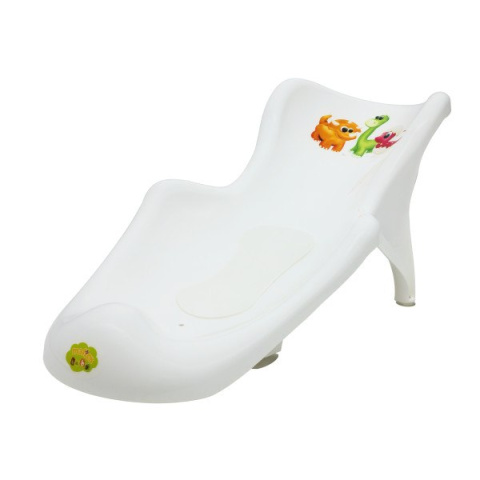 Fotelik do kąpieli z matą antypoślizgową "DINO" Maltex Baby (6111) biały