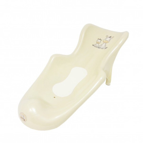 Fotelik do kąpieli z matą antypoślizgową "ZEBRA" Maltex Baby (6654) beżowy