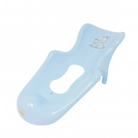Fotelik do kąpieli z matą antypoślizgową "ZEBRA" Maltex Baby (6654) niebieski