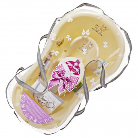 Wyprawka dla noworodka "ZEBRA" Maltex Baby (1667) kremowy