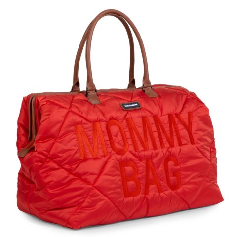 Childhome Torba Mommy Bag Pikowana Czerwona