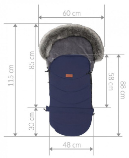 Eskimos Baby Merc śpiworek do wózka lub sanek z możliwością regulowania długości NS/1