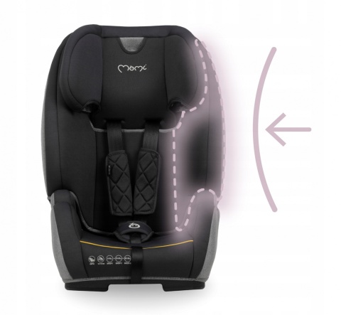 MoMi BAHARI fotelik samochodowy Isofix 9-36 kg - Żółty