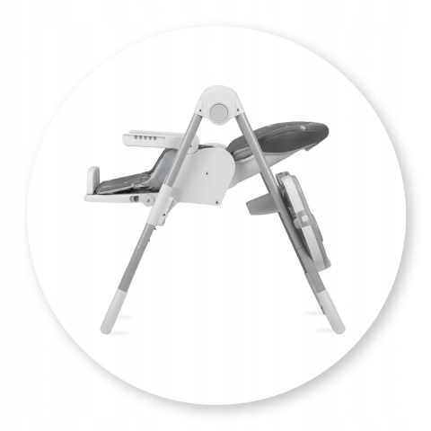 MoMi YUMTIS Krzesełko do karmienia - Ciemny szary