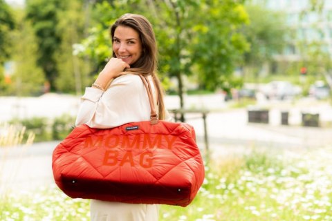 Childhome Torba Mommy Bag Pikowana Czerwona