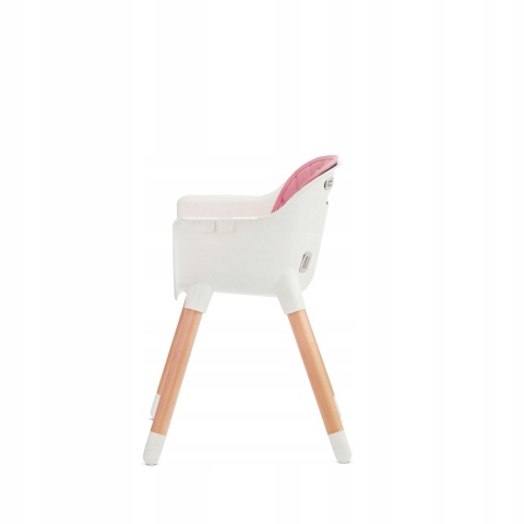 Baby Tiger TINI Krzesełko do karmienia 2w1 - różowe