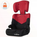Babytiger MALI fotelik samochodowy 9-36 kg - czerwony