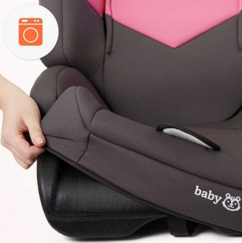 Babytiger MALI fotelik samochodowy 9-36 kg - różowy