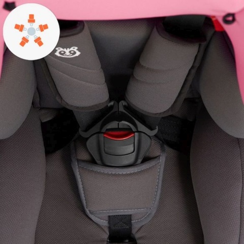 Babytiger MALI fotelik samochodowy 9-36 kg - różowy