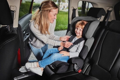 Babytiger MALI fotelik samochodowy 9-36 kg - szary