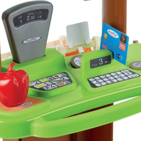 Ecoiffier Supermarket Sklep z Warzywami Owocami 35elem.