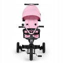 Kinderkraft TWIPPER rowerek trójkołowy 5w1 z obracanym siedziskiem 360° - Pink