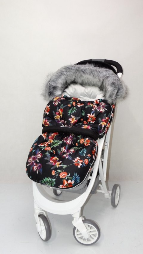 Mufka Kokon Druk Kwiaty Mix Dodo