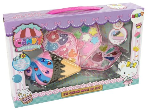 Zestaw Cieni do Powiek Brokat Błyszczyk Kształt Loda Serduszka