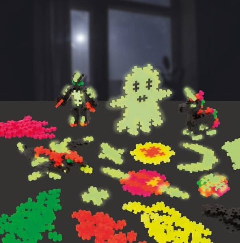 Plus-Plus, Mini GLOW Basic- 360 szt. - świecące w ciemności