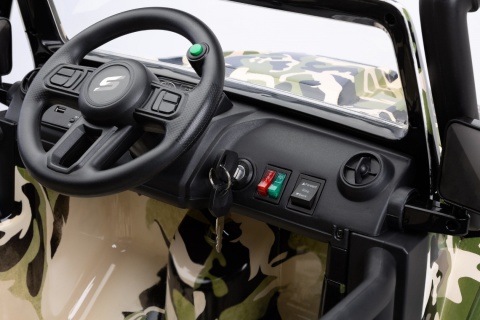 Ringo pojazd terenowy auto inspirowane Jeepem Wranglerem na akumulator TOYZ - MORO