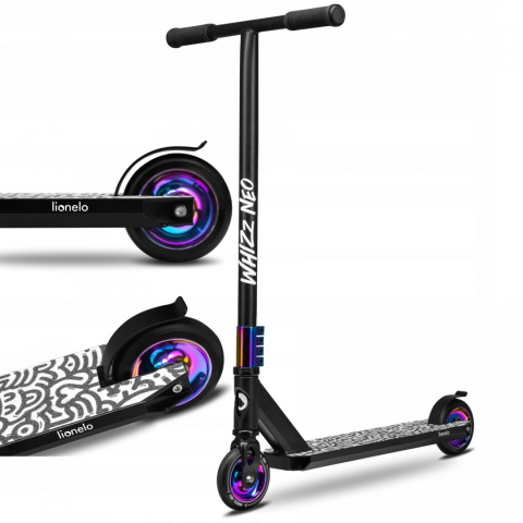 Lionelo WHIZZ NEO hulajnoga wyczynowa ABEC 9 do 100 kg - Black Carbon