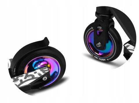 Lionelo WHIZZ NEO hulajnoga wyczynowa ABEC 9 do 100 kg - Black Carbon