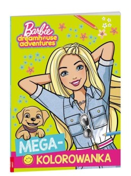 Megakolorowanka Barbie Dreamhouse Adventures naklejki do kolorowania KOL-1202 AMEET