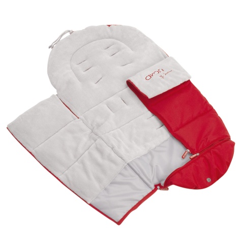 AKON Śpiworek do wózka Bebedue 6-36m - Szary