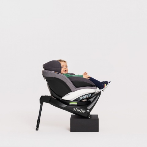 BeSafe iZi Turn B i-Size obrotowy fotelik samochodowy 0-18 kg - metaliczny melange 02
