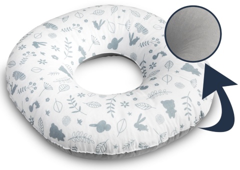 Poduszka Poporodowa Koło Poporodowe - LAS GRAFITOWY