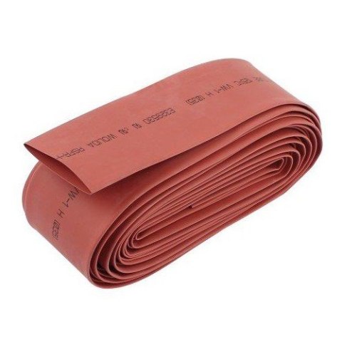 Rurka koszulka termokurczliwa 14mm Czerwona 1m 2:1