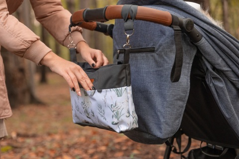 SENSILLO organizer do wózka – SZARY ŻURAWIE