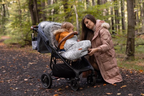 Śpiworek Olaf Sensillo z polarem - JASNO-SZARY