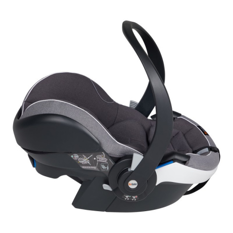 iZi Go Modular X1 i-Size BeSafe fotelik samochodowy 0-13 kg 0-1 roku - metalic melange-02