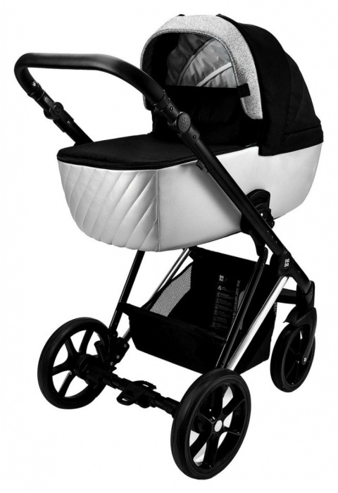 APUS CHIC 2w1 Dada Prams wózek dziecięcy - Silver