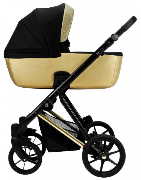 APUS CHIC 3w1 Dada Prams wózek dziecięcy z fotelikiem Kite 0-13kg - Gold
