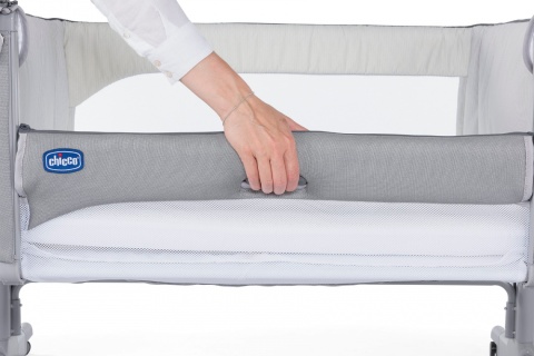 Next2me Magic Chicco 0m+ łóżeczko dostawne - Cool Grey
