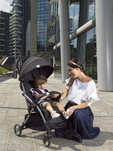 GOODY PLUS Chicco wózek spacerowy do 22kg składany jedną ręką 6,9kg - COOL GREY